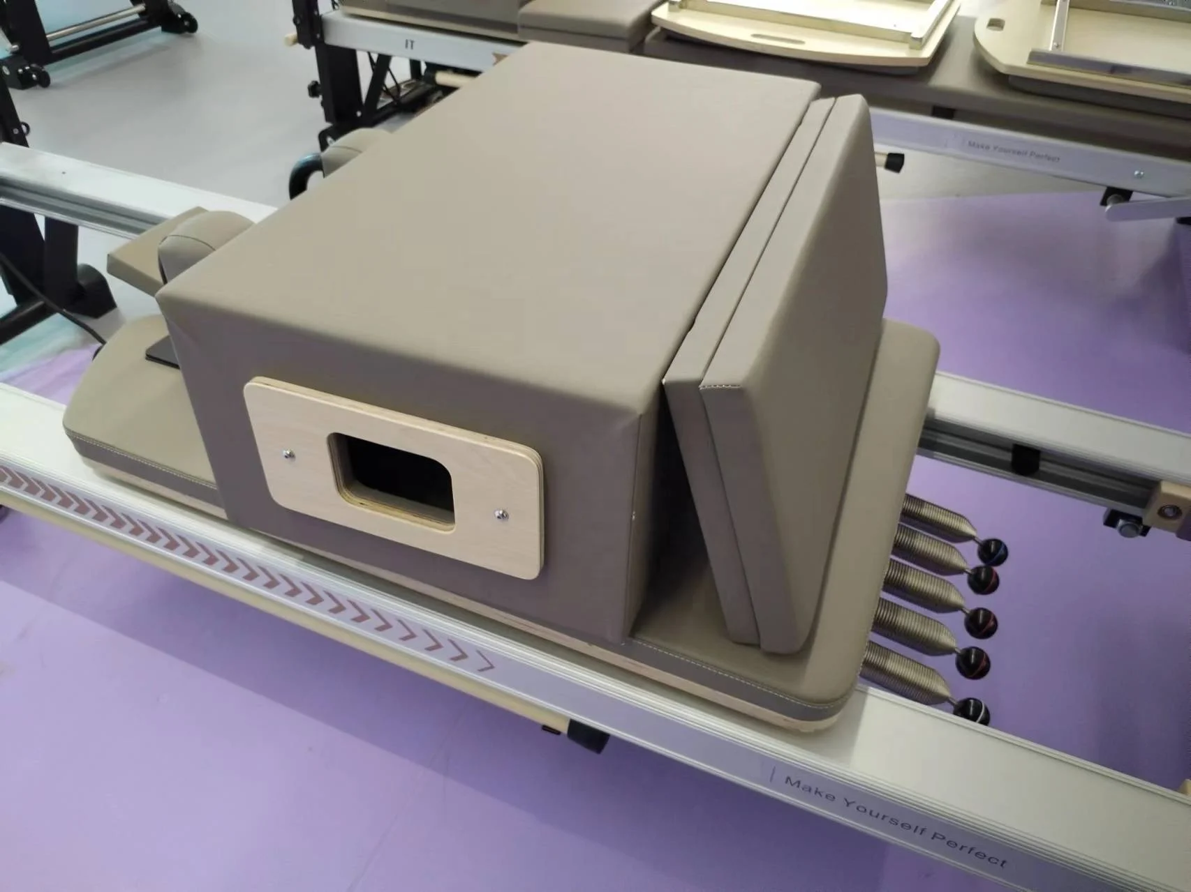 QueenLife SRP116 Merrithew V2 max Aluminum Alloy Pilates Reformer With Tower Pilates Reformer Stott V2 max