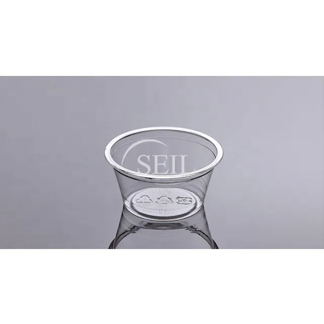 2 унции, одноразовая пластиковая чашка для соуса с крышкой/контейнер для пищевых продуктов для домашних животных/соевые чашки для суши на вынос