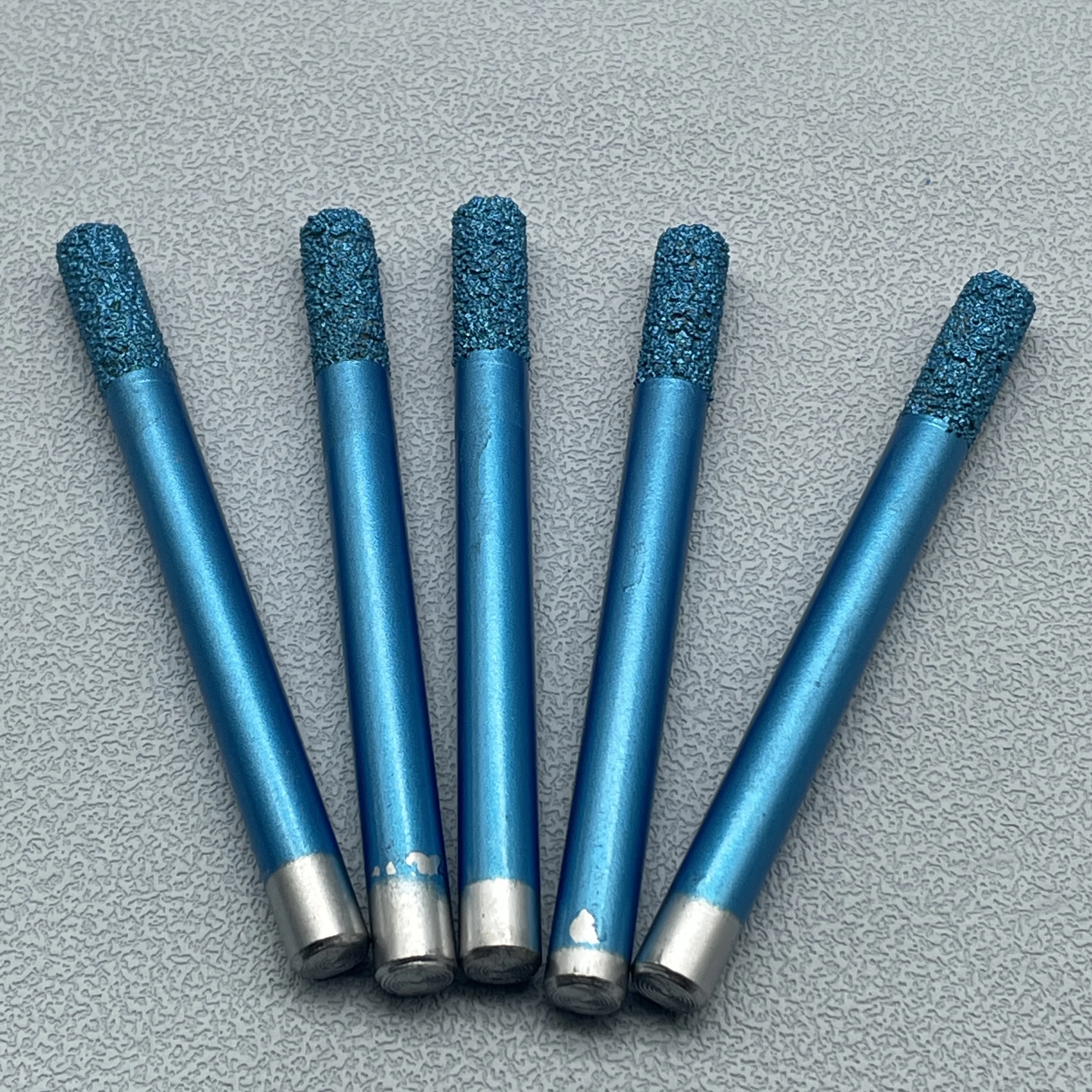 CNC Stone Cutting Tools Diamond Smelting Stone Craving Knife End Mill for Marble M8*90L