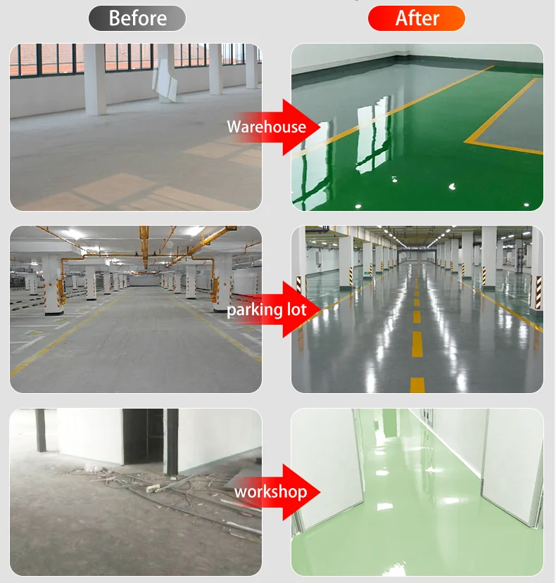 Widely Used Superior Quality New Type Oil Based Pure Epoxy Floor Paint