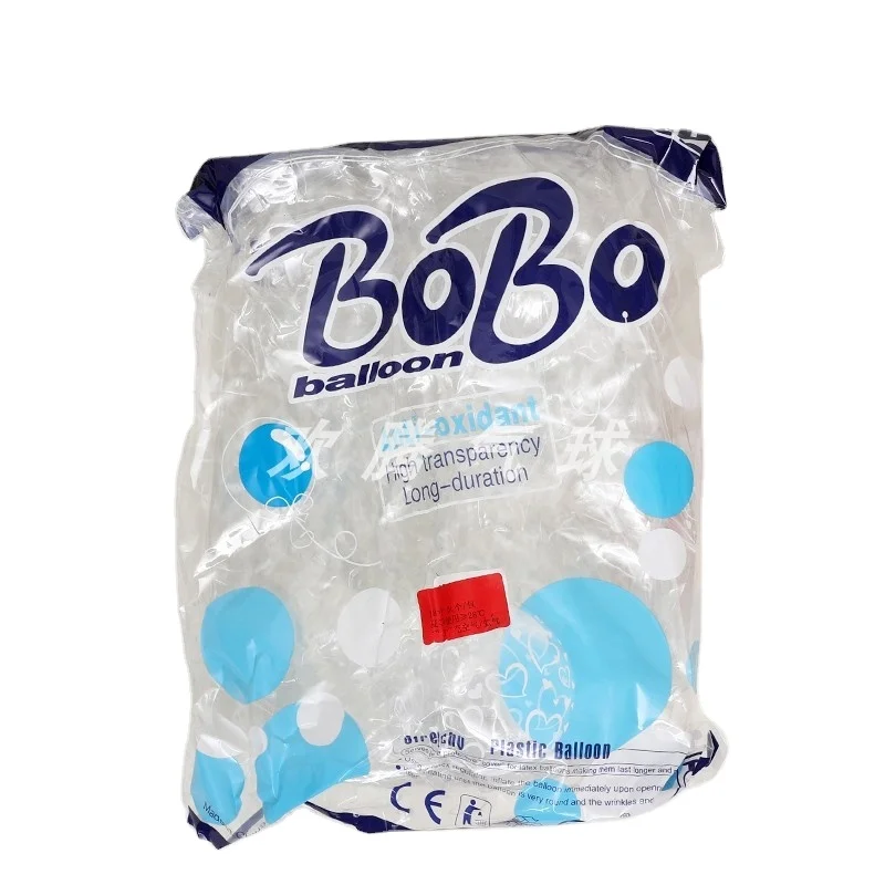 Прозрачный воздушный шар bobo со светодиодной подсветкой для рождества и вечеринки полный