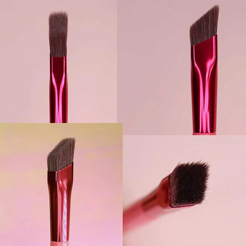 Wild Square Lash Lift Flat Magic Multi-function Eyebrow Brush Spoolie Eyebrow Angle Brush with Lid Collection Alori Brow Brush