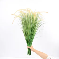 Artificial Plant Factory Wholesale Artificial Setaria Viridis Bonsai Clothing Store