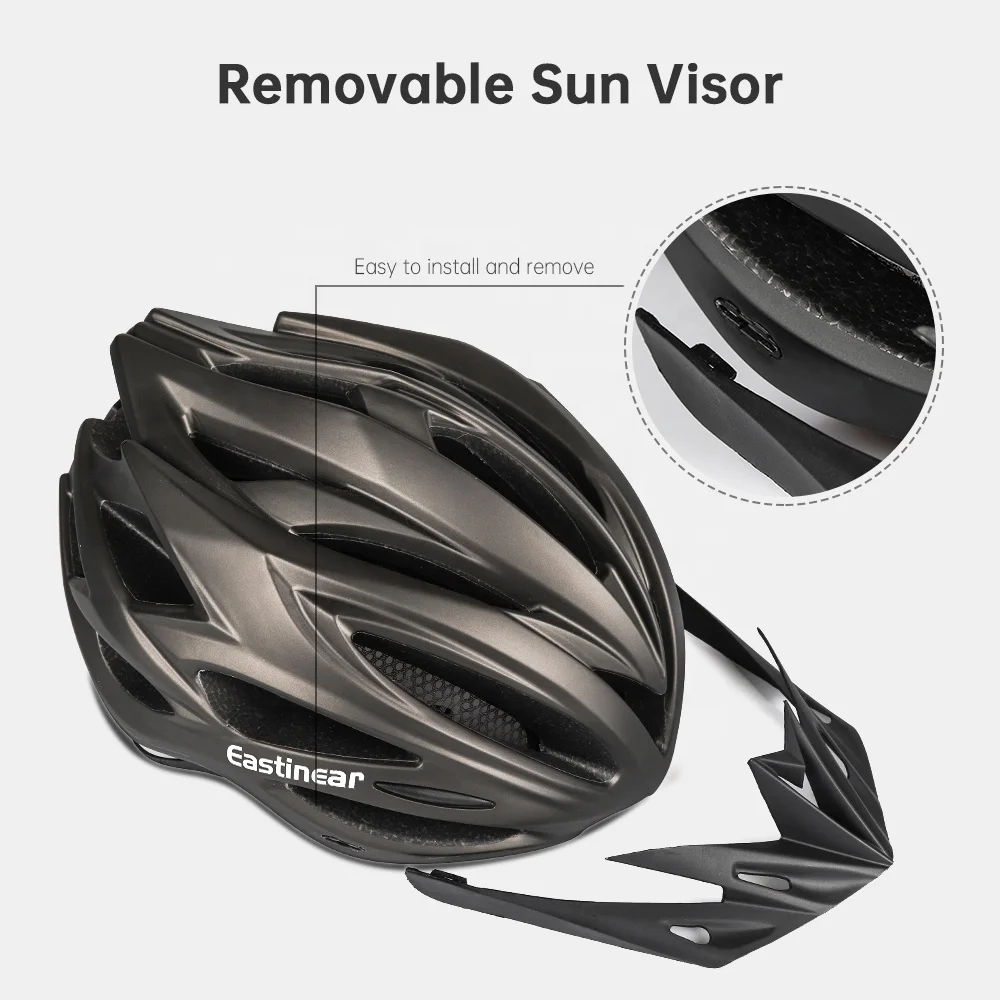 VICTGOAL Bicycle Cycling Bike Helmet with Camera Bracket 4k bluetooth Wala Intercom Camer Black Visor Orange Led Goggles