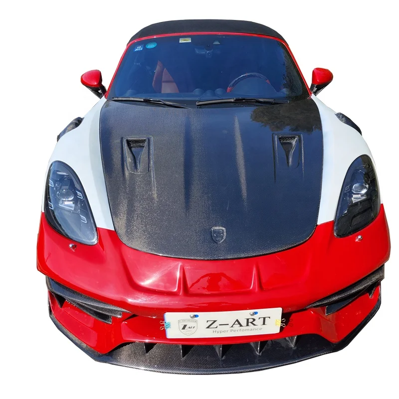 Z-ART 2016-2020 Style 718 GTS Aerokit For Porsche 718 Boxster Carbon Fiber Tuning Kit For Porsche 718 Cayman Wind Spoiler Kit