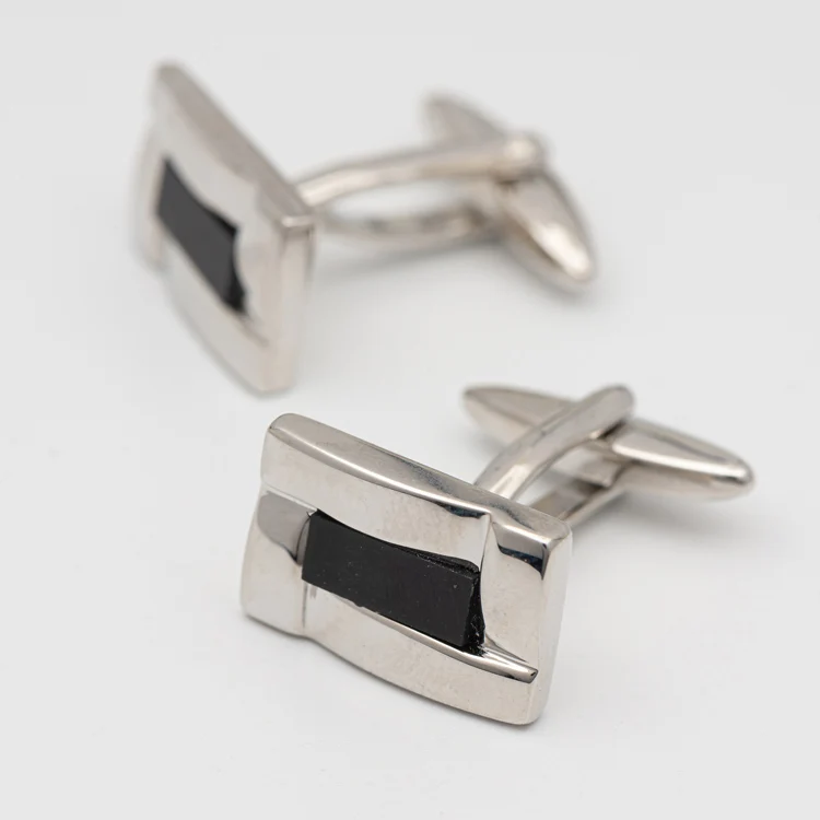 Wholesale Round Shape Custom Cuff Links Male Shirt Button Cuff Gemstone CuffLinks