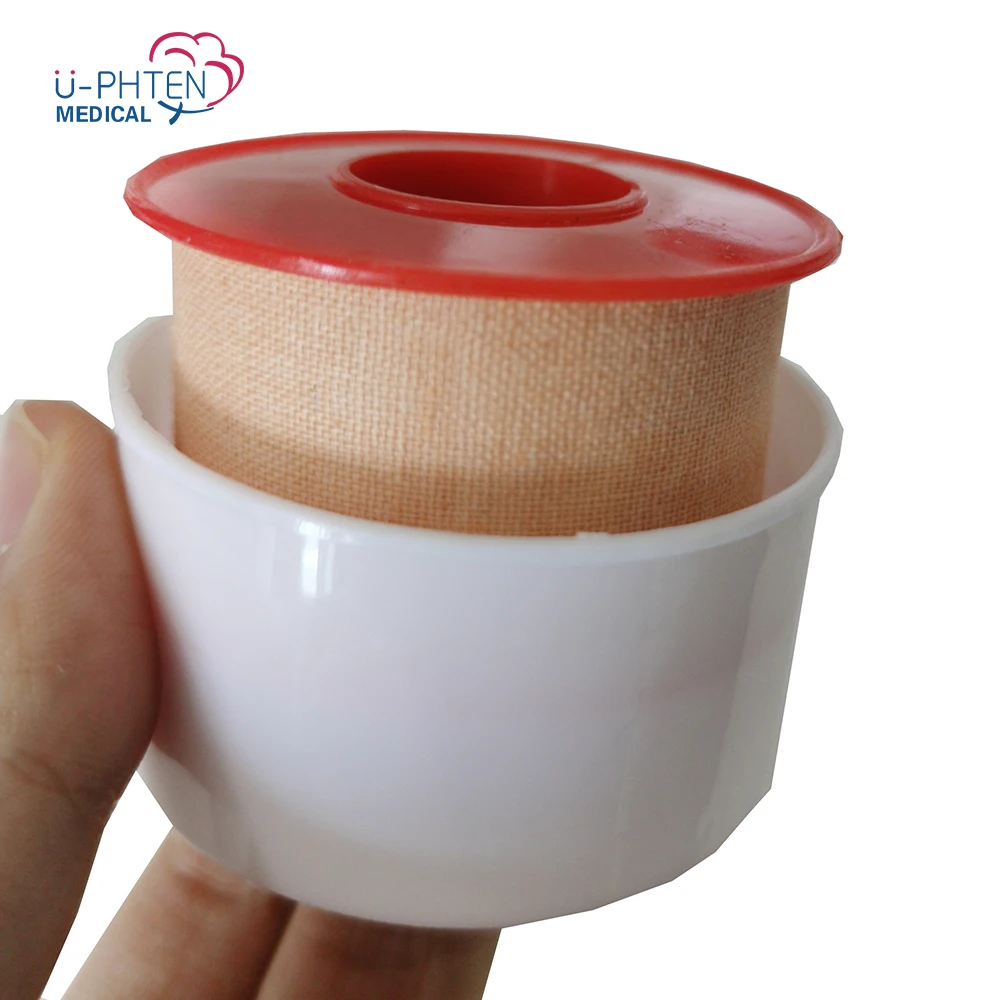U-phten Medical Zinc Oxide Wound Plaster Surgical Cotton Adhesive Tape Zinc Oxide Plaster Roll