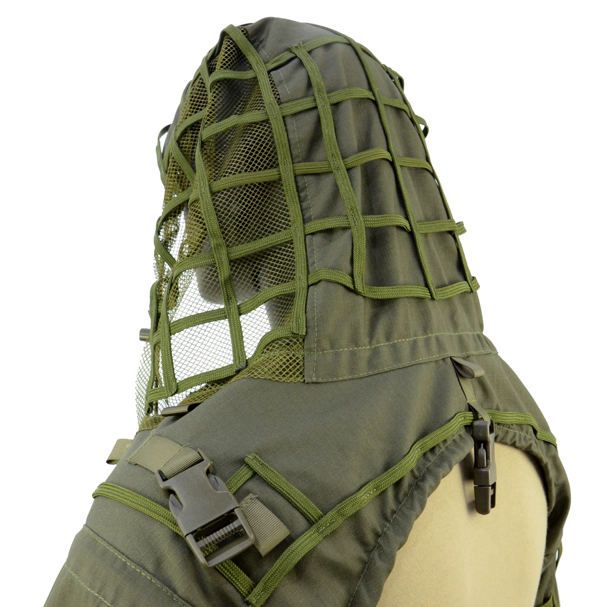 KIANG High Quality Tactical Ghillie Sniper Camouflage Suit Nylon Body Cloak for Outdoor Hunting