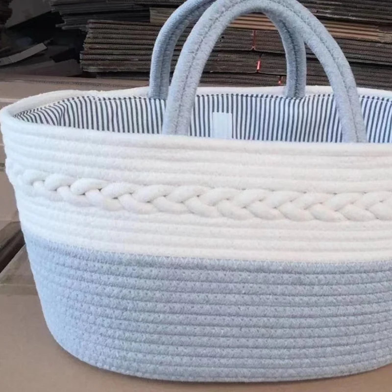 ENWEI Portable felt diaper caddy organizer mummy storage bag felt baby diaper caddy mommy bag nursery organizer
