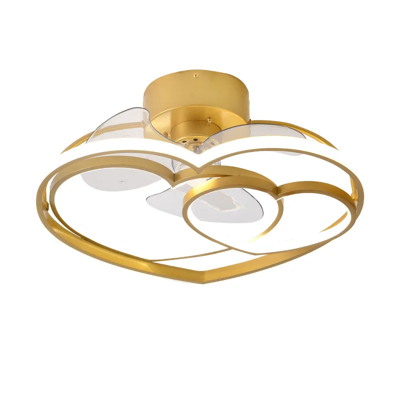 Multi-color Luxury Silent Ceiling Fan LED Ceiling Light for Remote Control Dimmable ceiling fan with led lights for bedroom