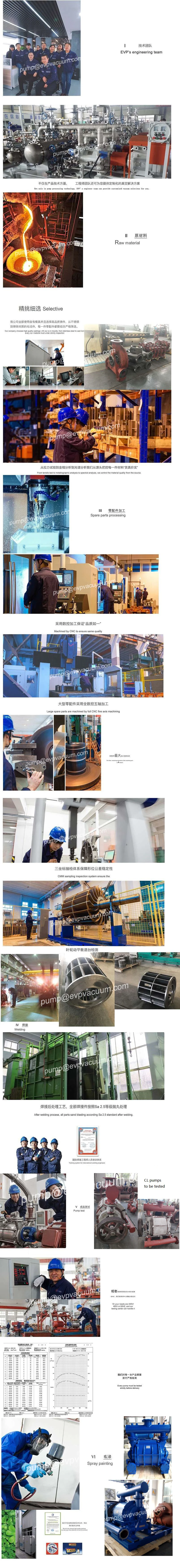 CL2000 series cone structure similar to NASH water ring vacuum pump