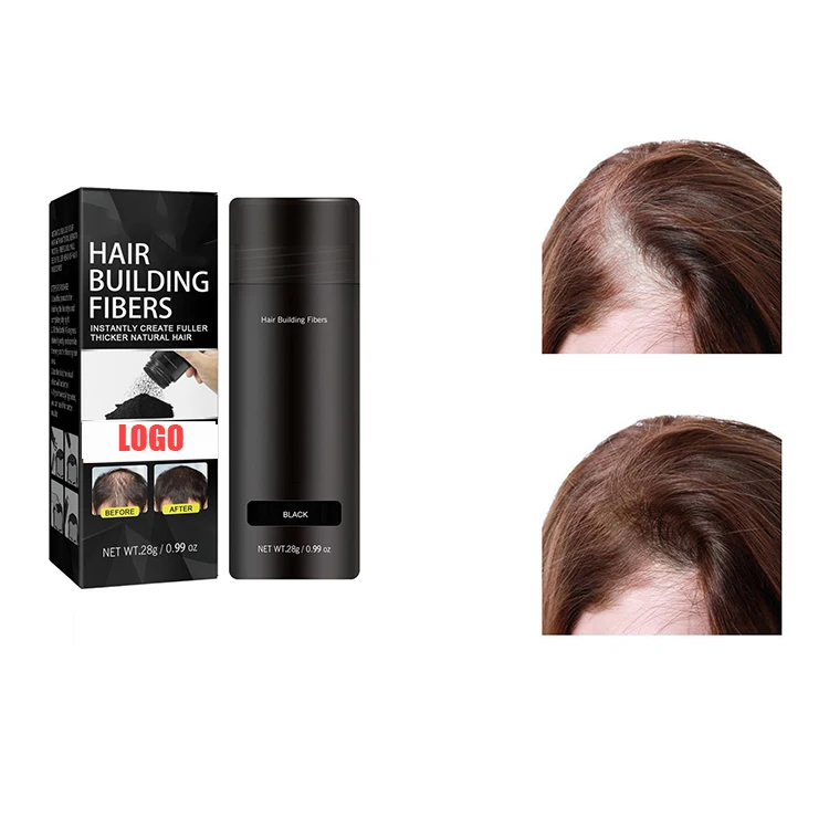 Hot Sale Best Hair Building Fiber Private Label Thickening Hair Fibers Powder Thicker Hair Fiber Powder