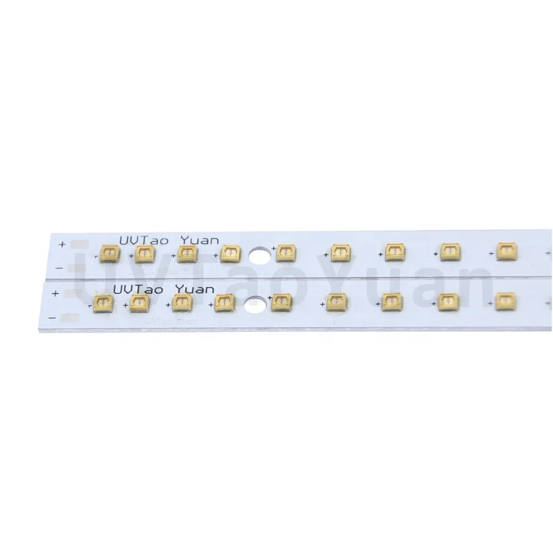 254nm 255nm 265nm 275nm 280nm 12V далеко UVC) Светодиодная лента с usb-питанием глубокий ультрафиолет SMD3535 LED 120 градусов плоский объектив УФ-светодиод