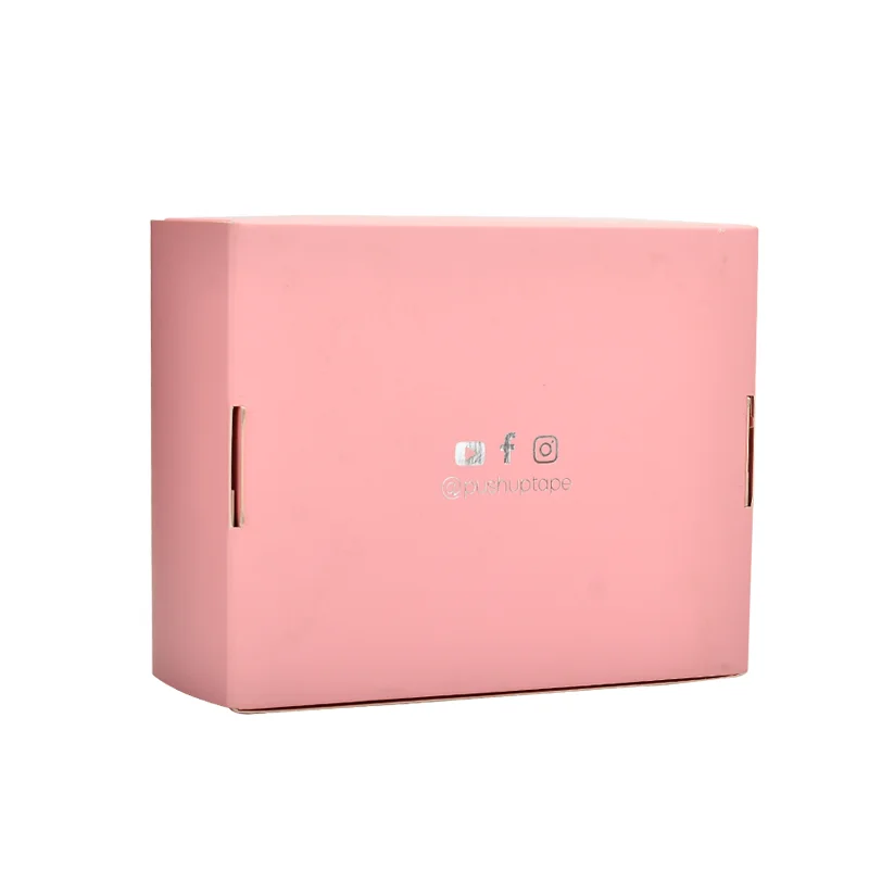 
Складной гофрированный уникальный черный Пользовательский логотип подарочная почтовая отправка печать доставка золотой горячий штамп почтовая коробка 