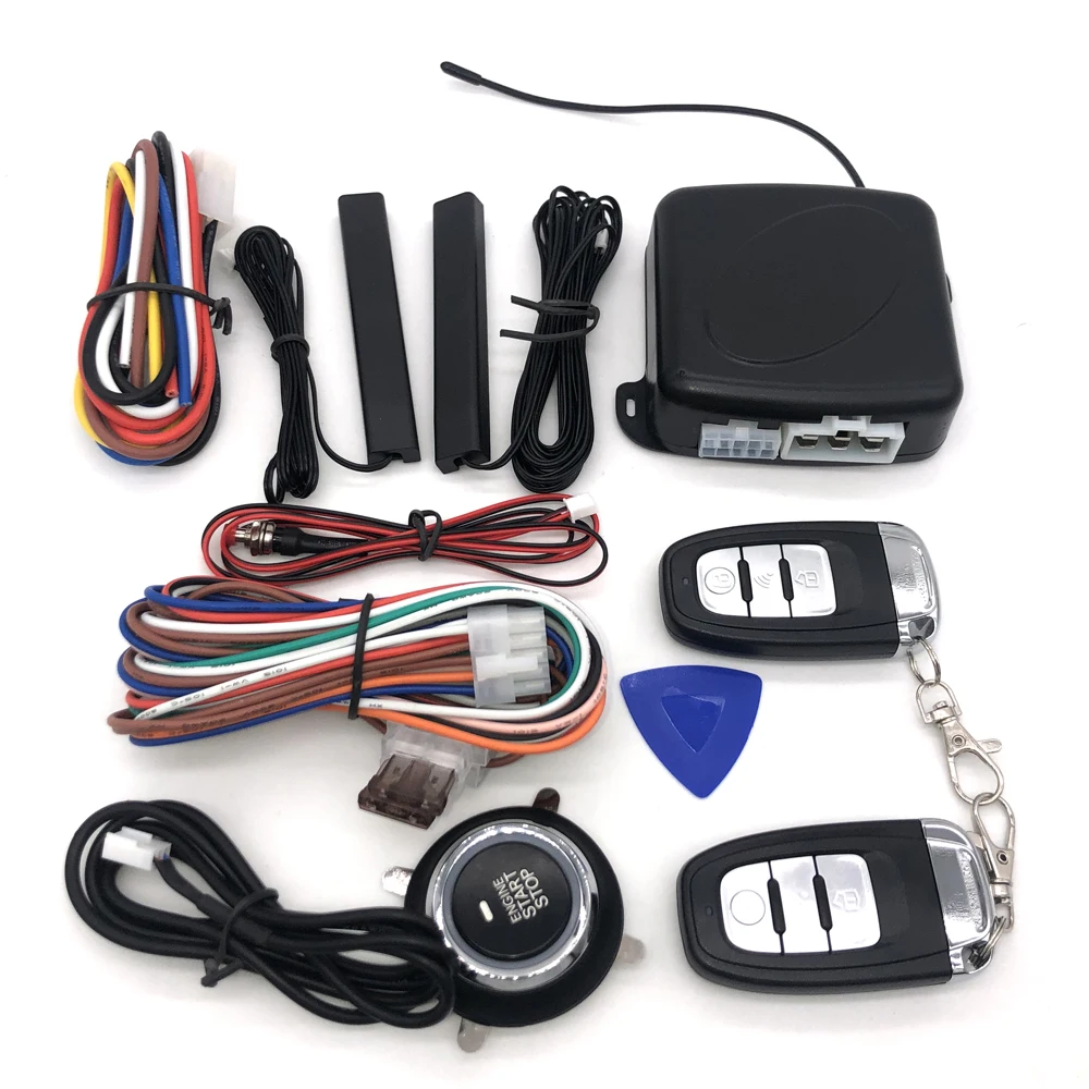 Mobile Phone Control PKE keyless entry alarm System APP start car Engine start stop system remote Control the car By Phone Autom