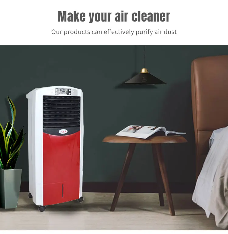 12V DC evaporative rechargeable air cooler fan with 15L water tank air cooler