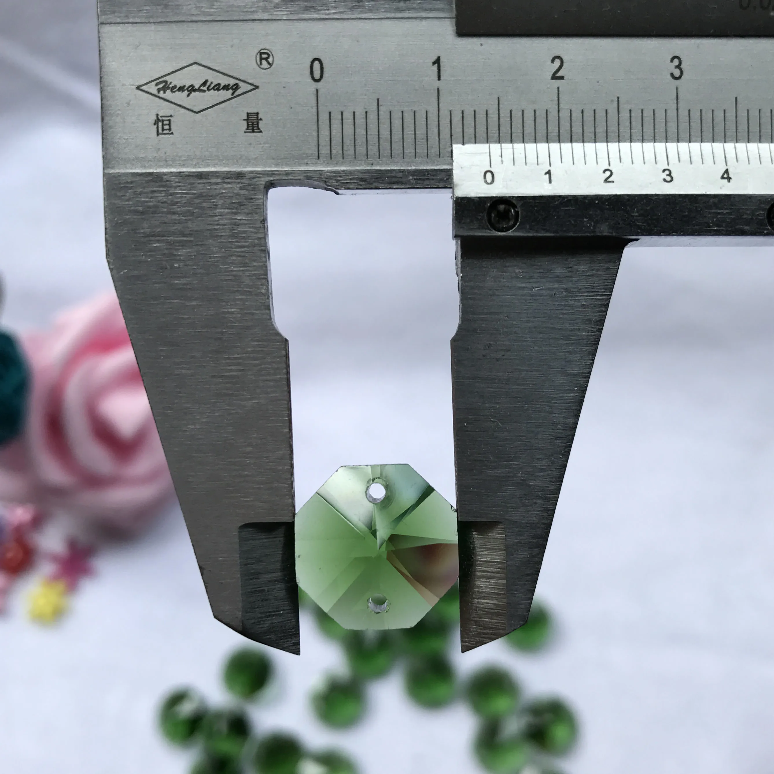 14mm  K9 faceted crystal octagon beads for chandelier accessories