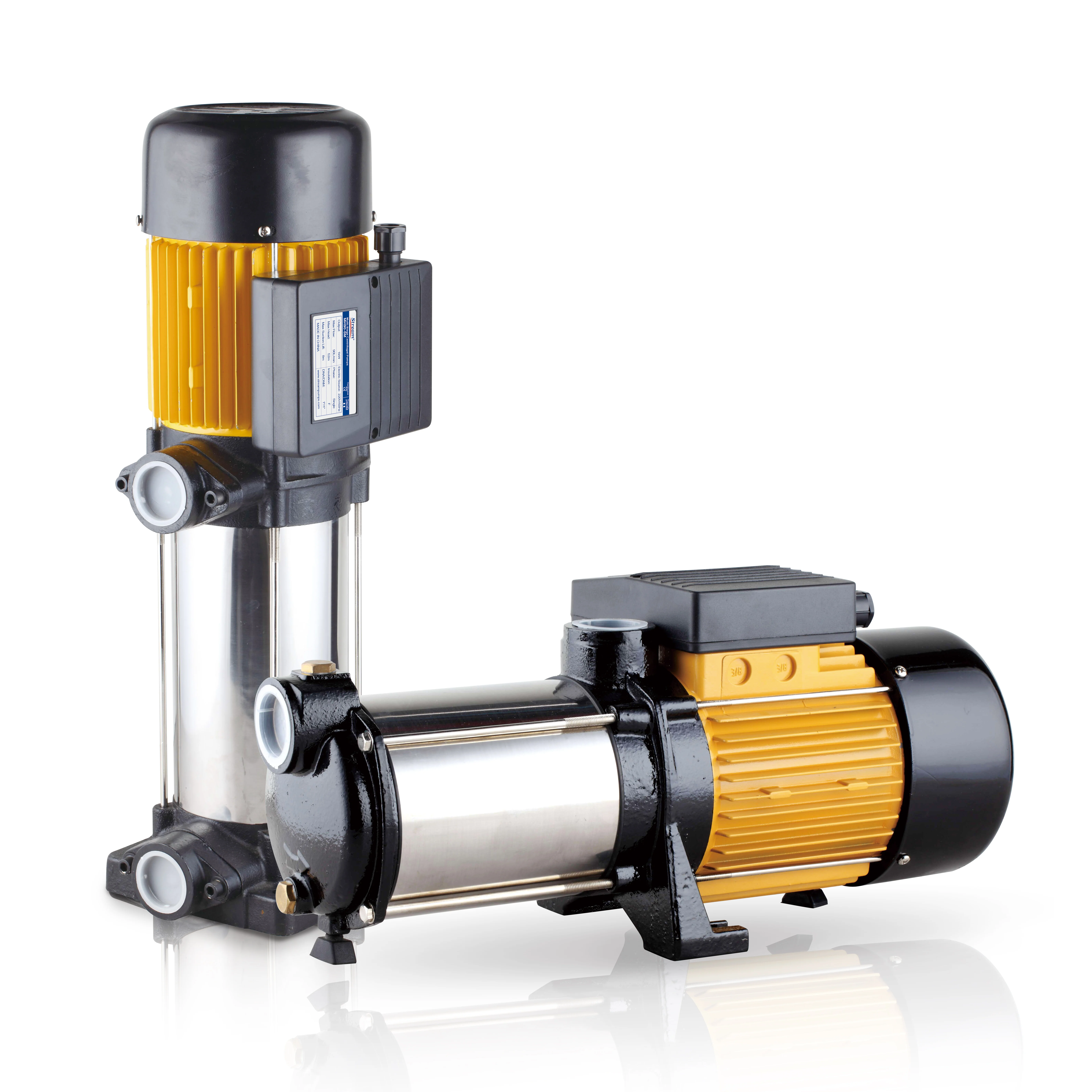 Stainless Steel Surface Pump 370W-7500W High Pressure Centrifugal Vertical Multistage Water Pressure Booster Pump