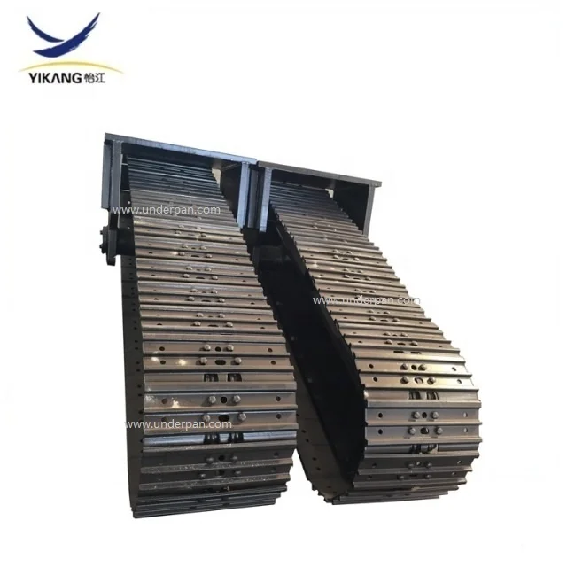 Custom Steel Tracked Undercarriage with hydraulic Eaton motor driver for mobile crusher drilling rig transport carrier vehicle