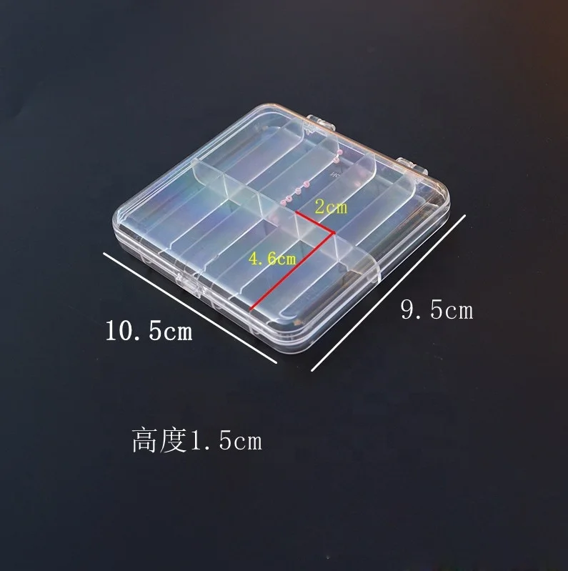 Plastic Beads Containers Transparent Mini Bead Organizer Container Storage Box with Lids for Pills Jewelry and Small Items