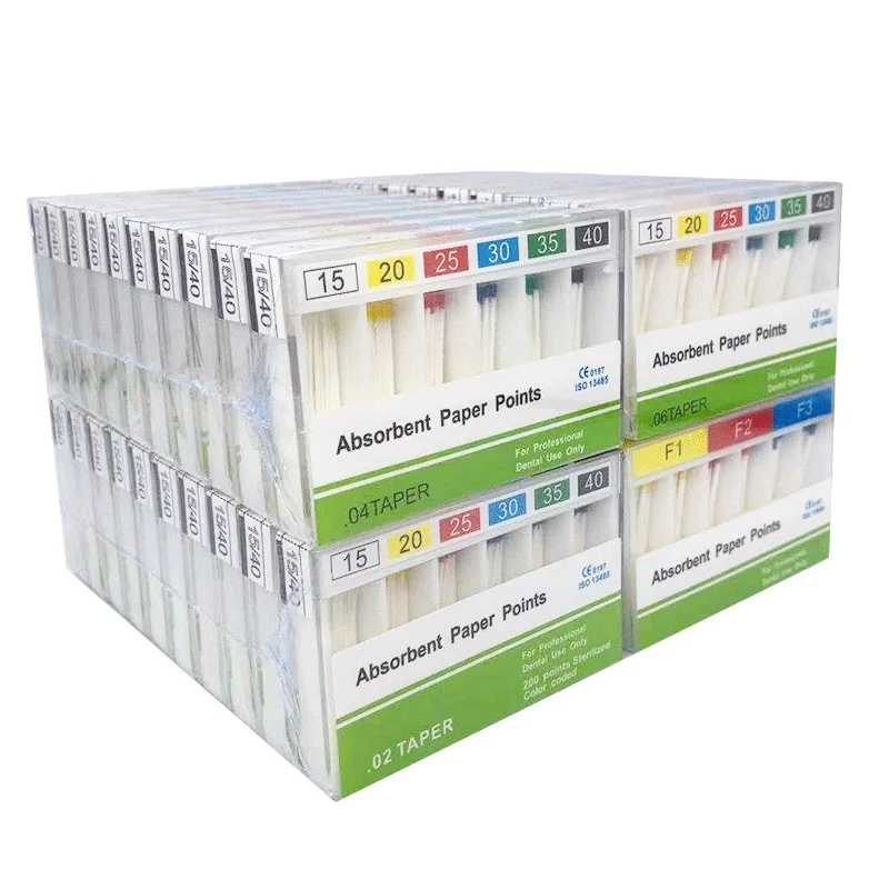 dental absorbent paper points dental consumables paper points composite materials for dental use