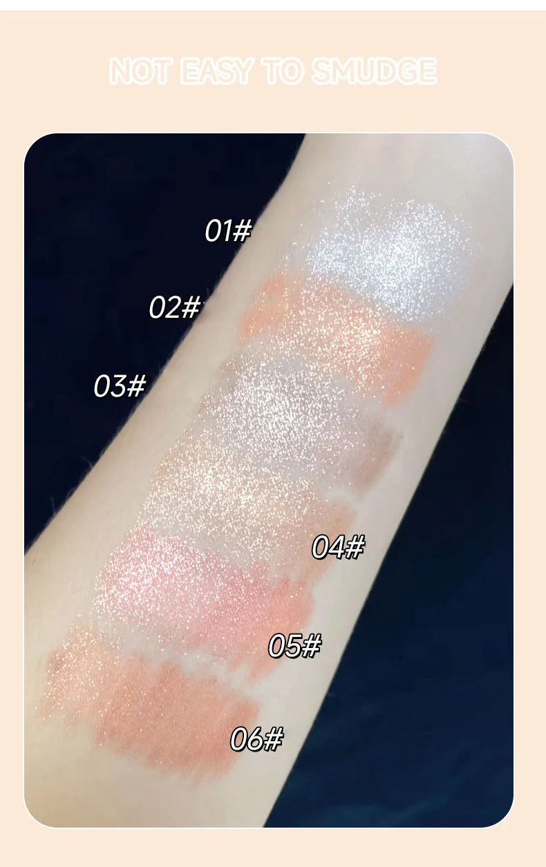 Lazy Double Head High Light Eye Shadow Pen Pearl Light Flash Face And Brightening Eye Shadow Stick Bling Brush Awake Beauty