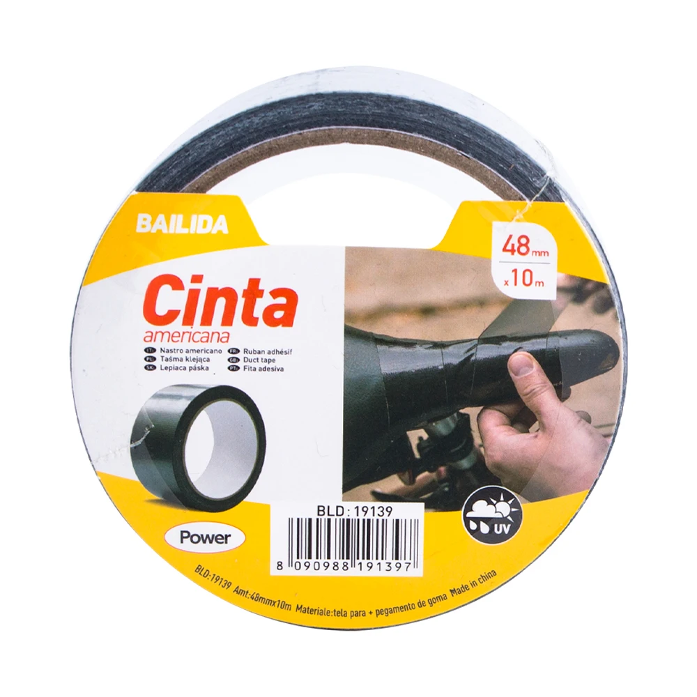 Bailida Supplier Manufacturing Wholesale Custom Matte Fabric Tape Adhesive Cloth Duct Tape 50M