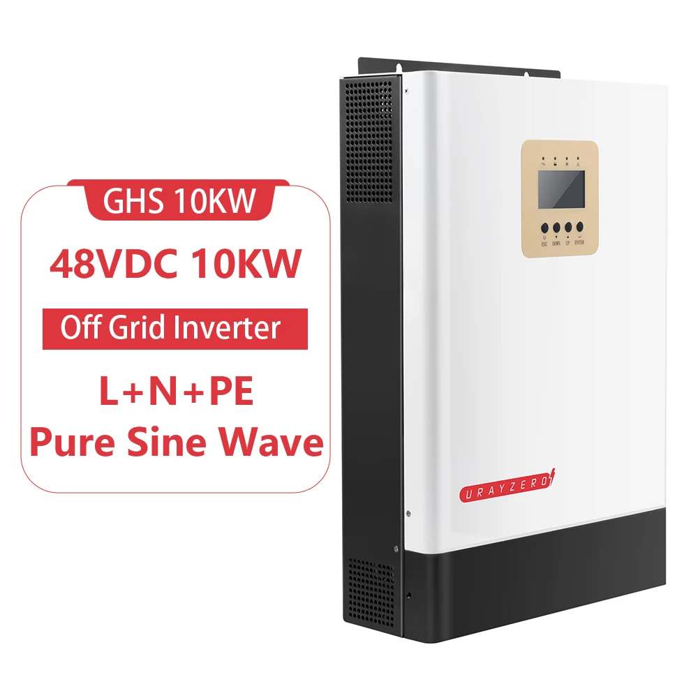 Hot Sales Hybrid 10kw Off-grid Solar Power Inverter Single 48VDC pure sine wave Solar Solar Inverter