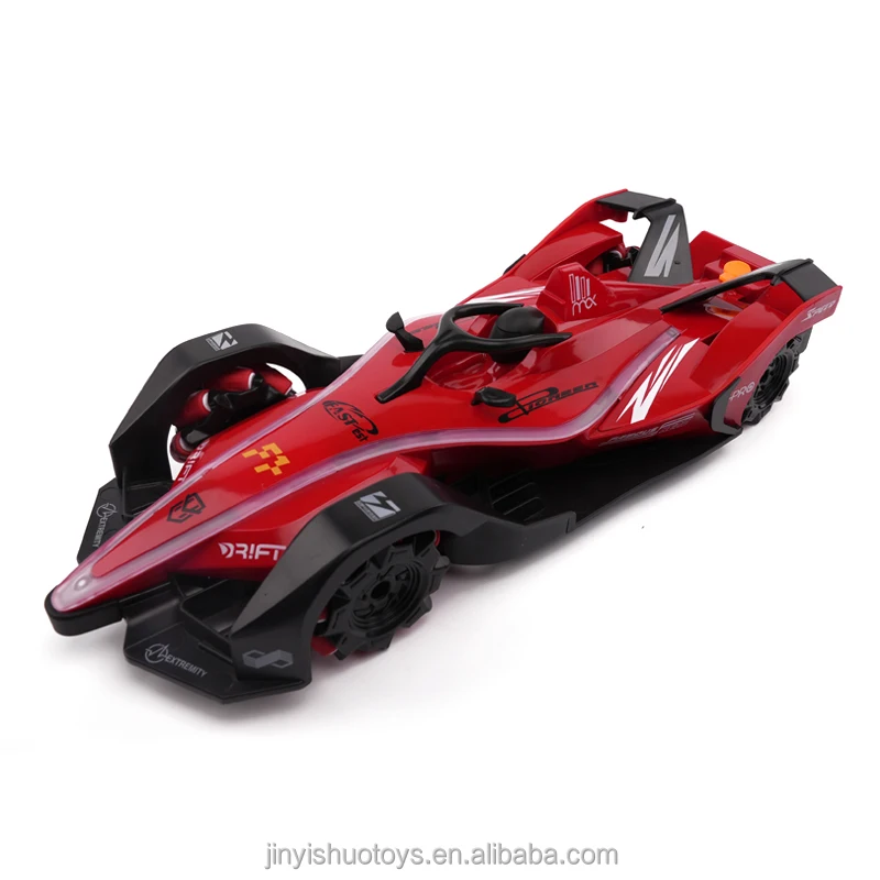 
Formula racing 2.4G remote-controlled universal stunt car with light spray 