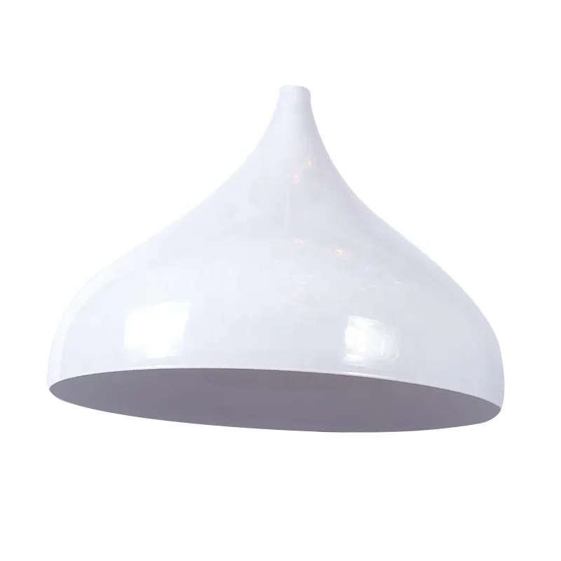 Contemporary decoration metal stainless steel black lampshade dust cover