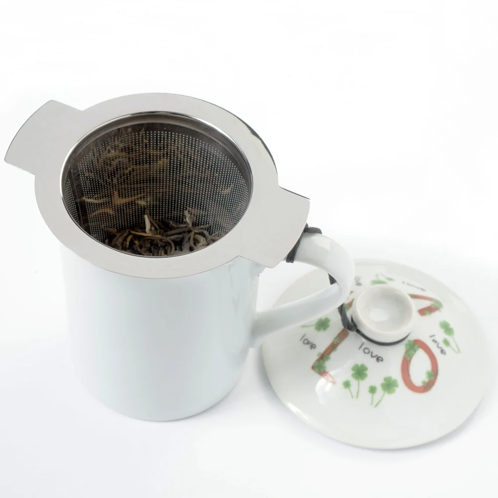 Double Handle Fine Mesh Tea Strainer/Filter/Infuser stainless Steel