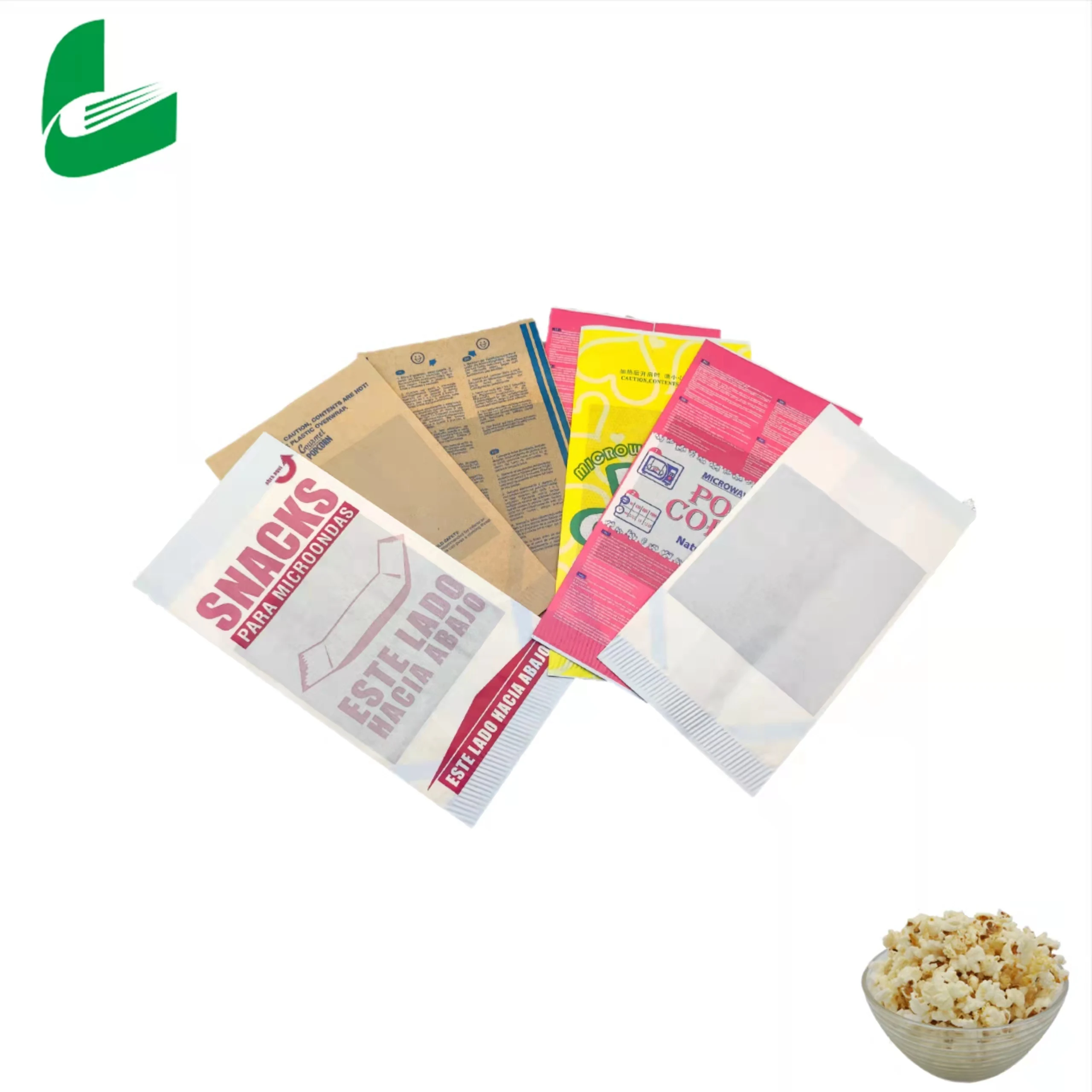 Huafeng greaseproof waterproof high-quality microwave popcorn paper bag