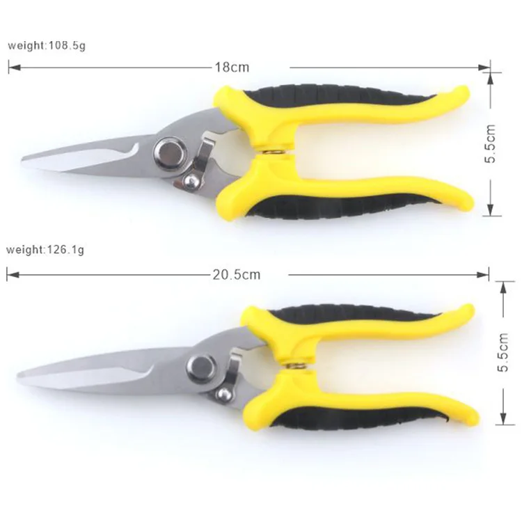 Professional Stainless Steel Pruning Shears Plant Gardening Tool Garden Shears Plant Scissors