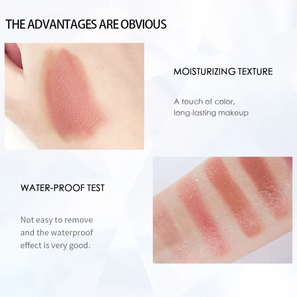 Akiaco Professional OEM Factory Of High Quality Beauty Makeup Custom Cosmetics Blush And Highlighter Palette Cream Blush