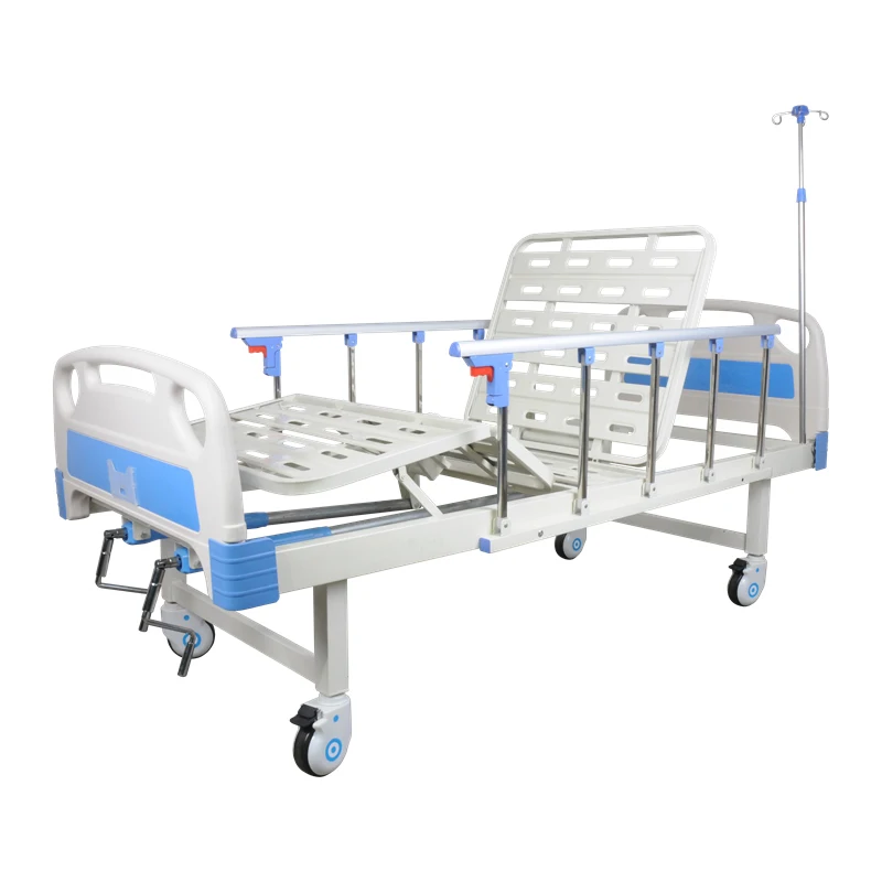Buy Cheap Price Kenya Hospital Bed Standard 2 Crank Hospital Bed Adjustable Ward Patient Bed