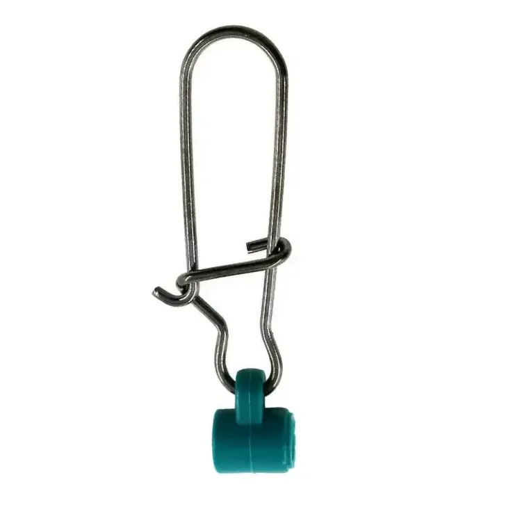 Stainless Steel Hooked Snap Mix Fishing Barrel Swivel Safety Snaps Hooks