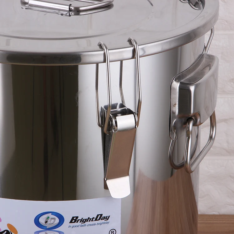 98L 304 Stainless Steel Beekeeping Equipment Metal Honey Barrel Storage Tank Insulation Barrel