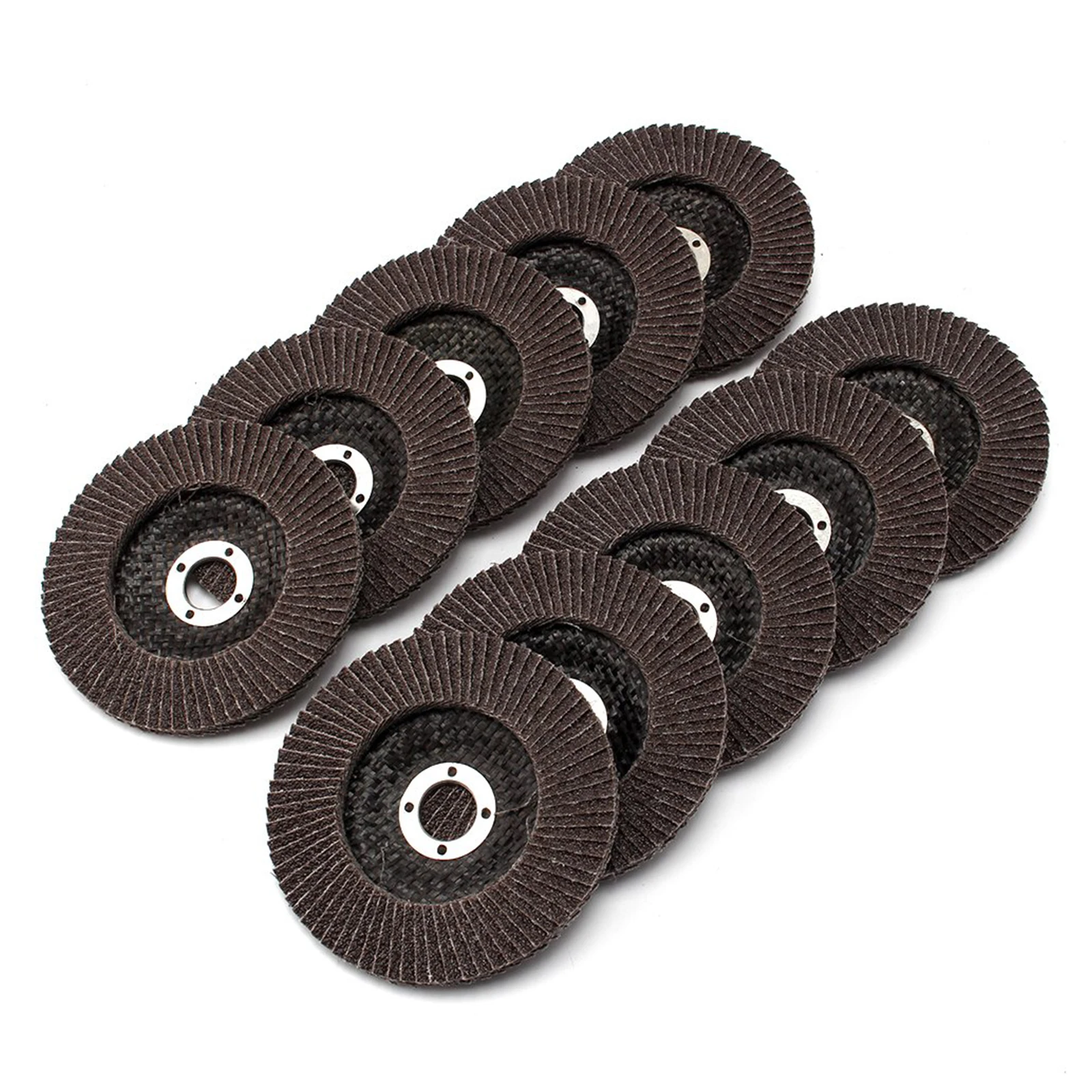 4 inch Vertical Diamond Flap Disc 125mm Grit 80 Grinding Wheel Disc Calcined Aluminum Oxide Angle Grinder Cutting Disc For Metal
