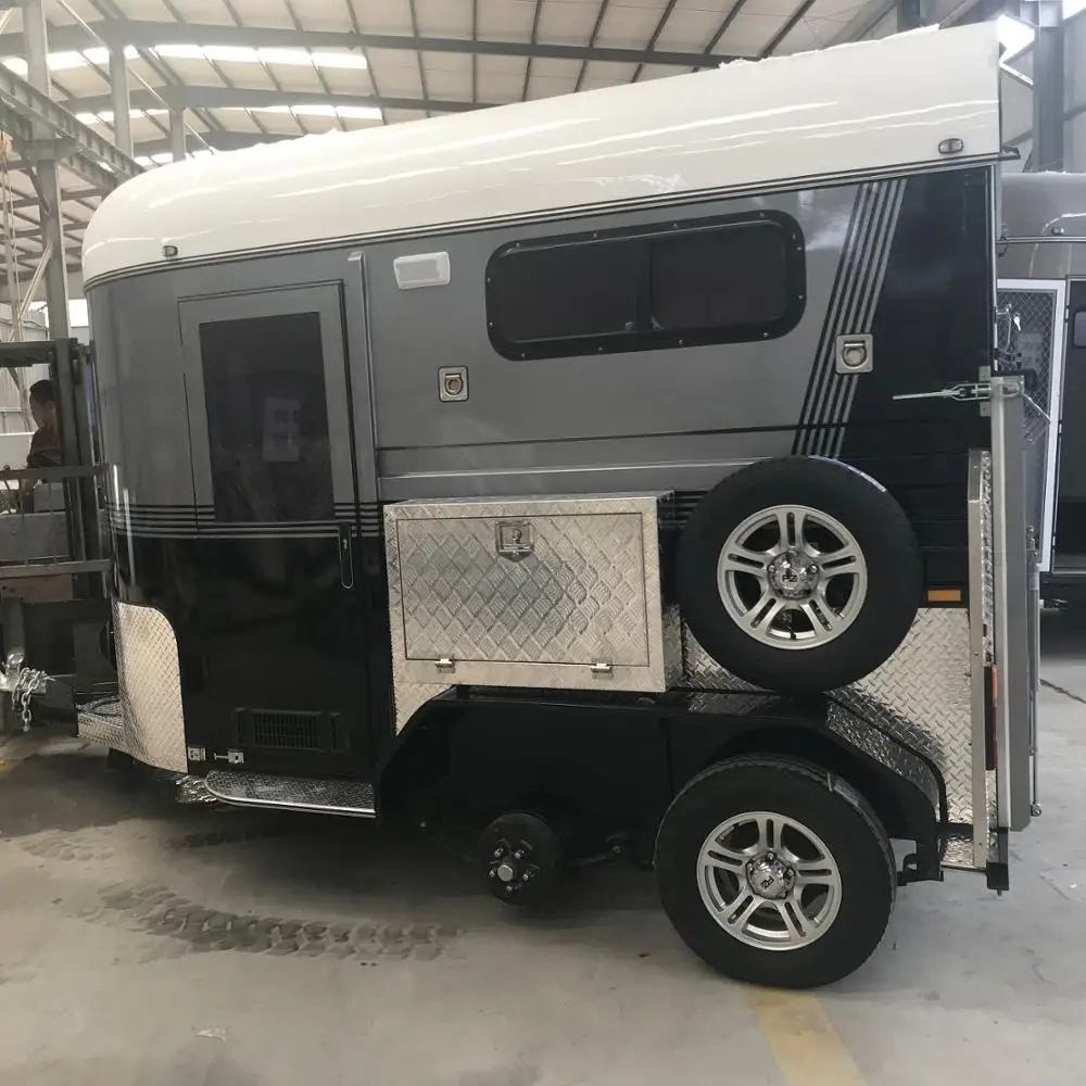 
deluxe horse float for 2 horse straight load 