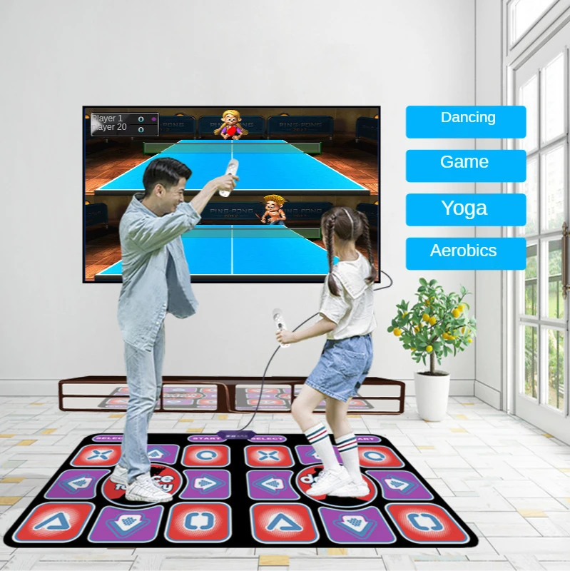 HD dance blanket two - person TV interface computer dual - use body - sensing game dancing and dancing machine