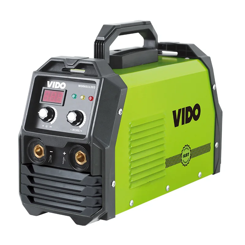 VIDO портативный 200A инвертор MMA DC сварочный аппарат электроинструменты для сварки