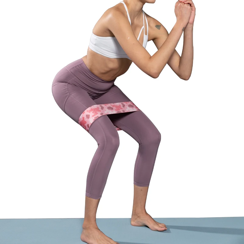 Wholesale workout bands resistance Custom logo Circle Resistance Hip Band elastic bands for exercises