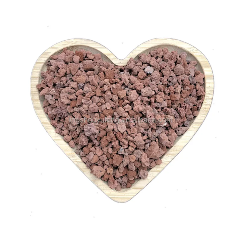 Volcanic rock particles are mostly used for paving meaty soil red volcanic stone for water purification