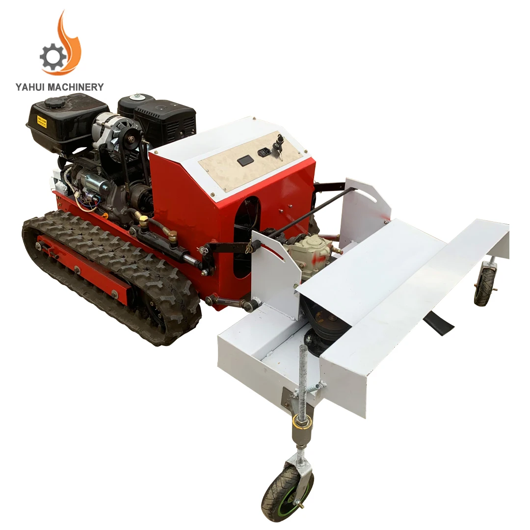 1080F Self Propelled Remote Control Walking Garden Grass Cutting Machine Lawn Mower Tracked  Grass Cutters