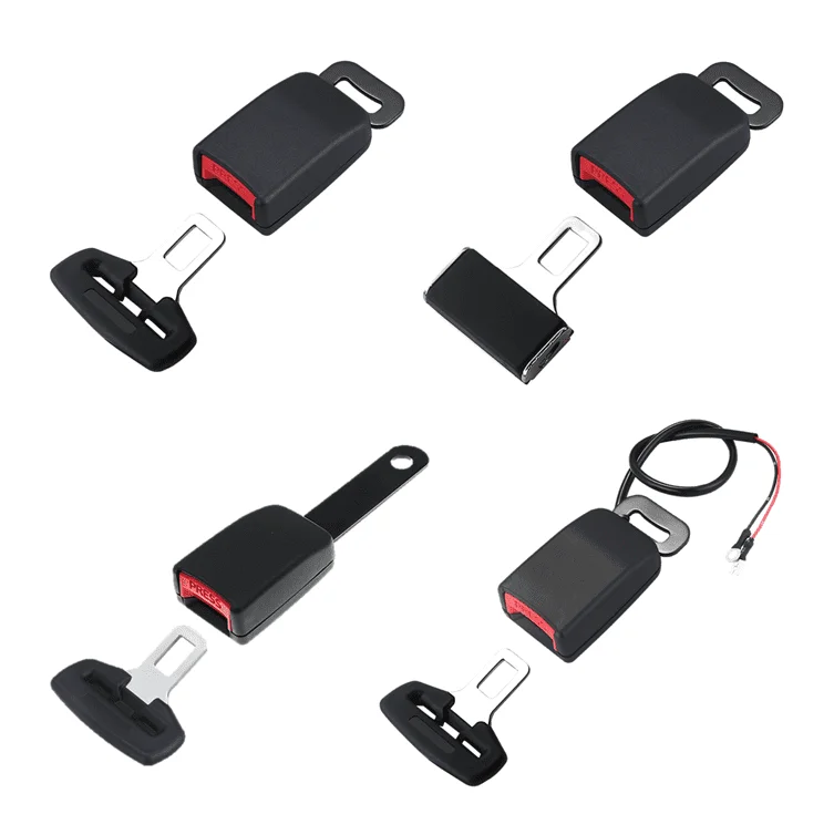Sports Style Safety Seat Belt Buckle Clip 2/3/4/5 Points Aluminum Steel ABS Plastic Materials for Extender and Safety Belt