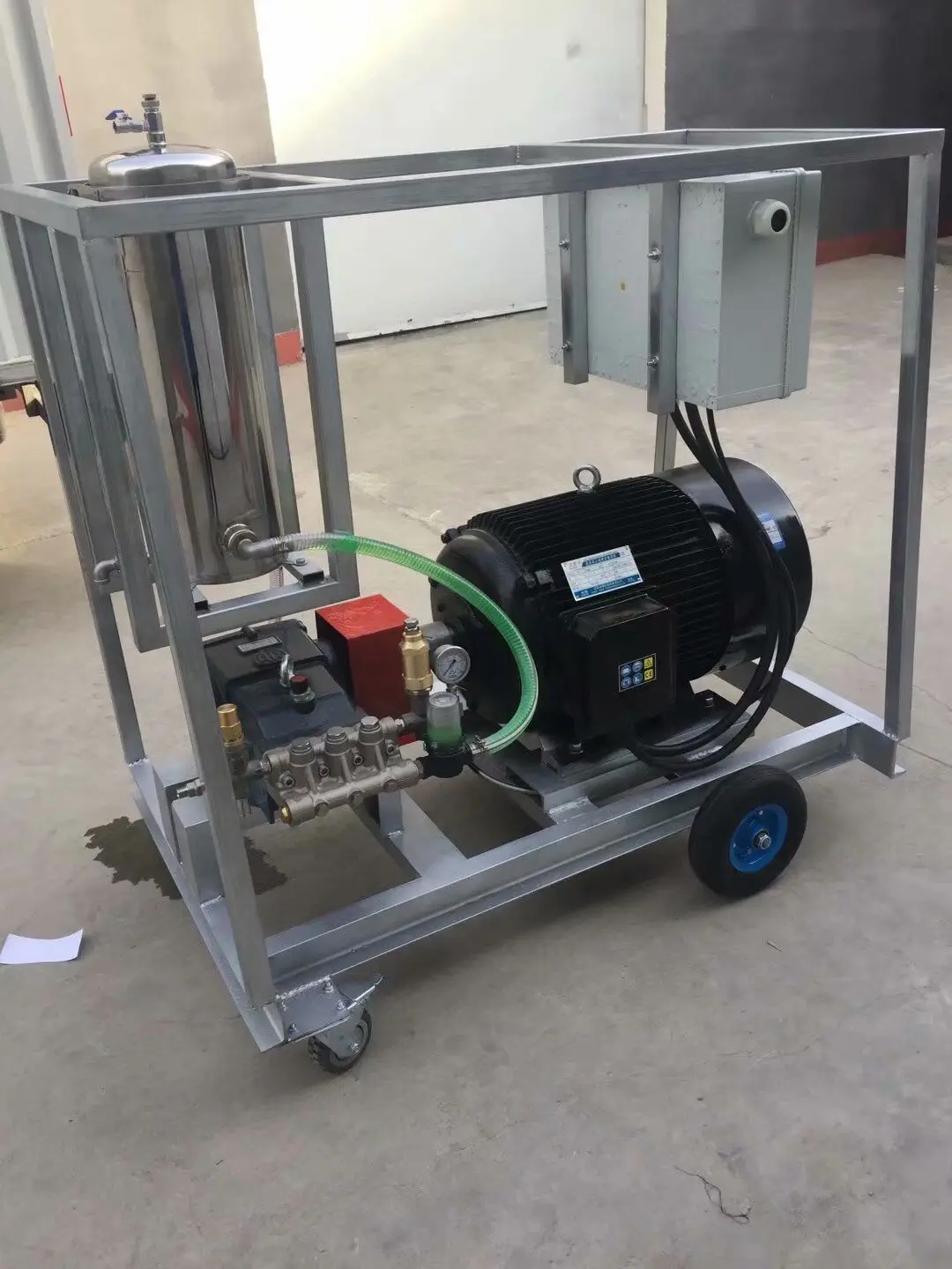 37KW 800bar 23LPM Multifunction Remove Paint And Rust Industrial Heavy Duty High Pressure Washer Water Jet Pump Cleaning Machine