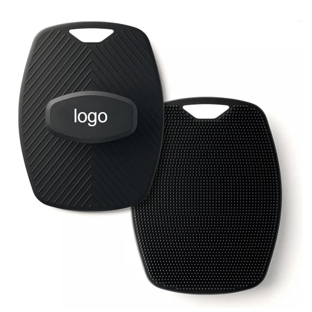 Shield shape Soft Exfoliating Brush Shower Bathing Sponge for Body Exfoliation and Massage silicone body scrubber with hook