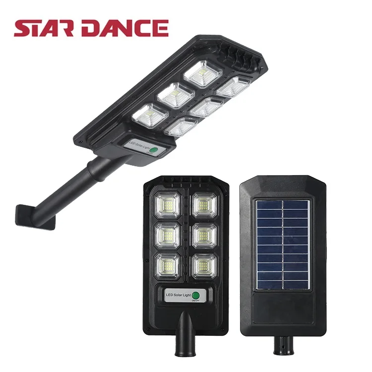 Integrated ABS Streetlight Road Lamp 50w 100w 150w 200w 300w 400w Outdoor All In One LED Solar Street Light