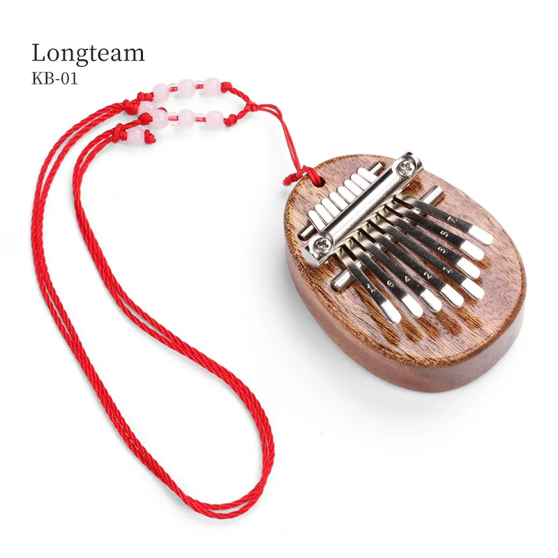8 Keys Mini Kalimba Thumb Piano Instrument Musical Instrument Mahogany and Acrylic Kalimba for wholesale