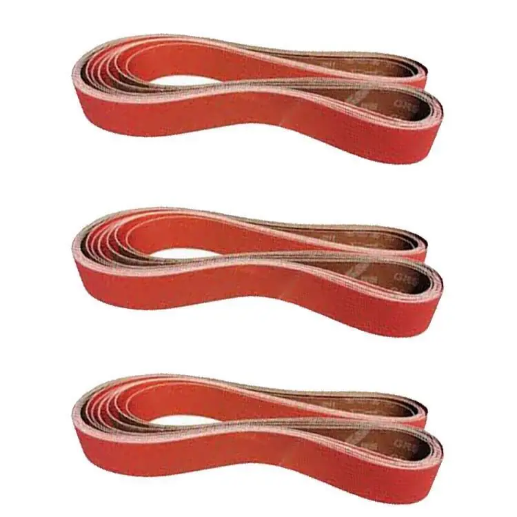 Manufacturers supply 2x72 manual kitchen knife polish ceramic sanding grinding belt belts
